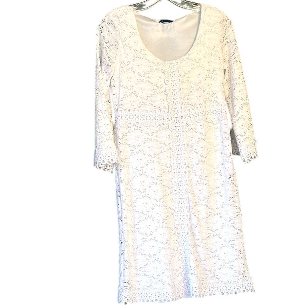 Alfani Dress White Lace